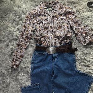 Western button down shirt